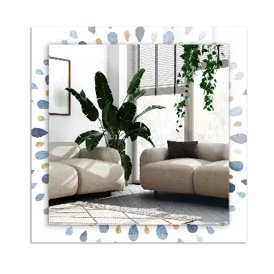 Specchio rettangolare decoro Motivo mandala astratto