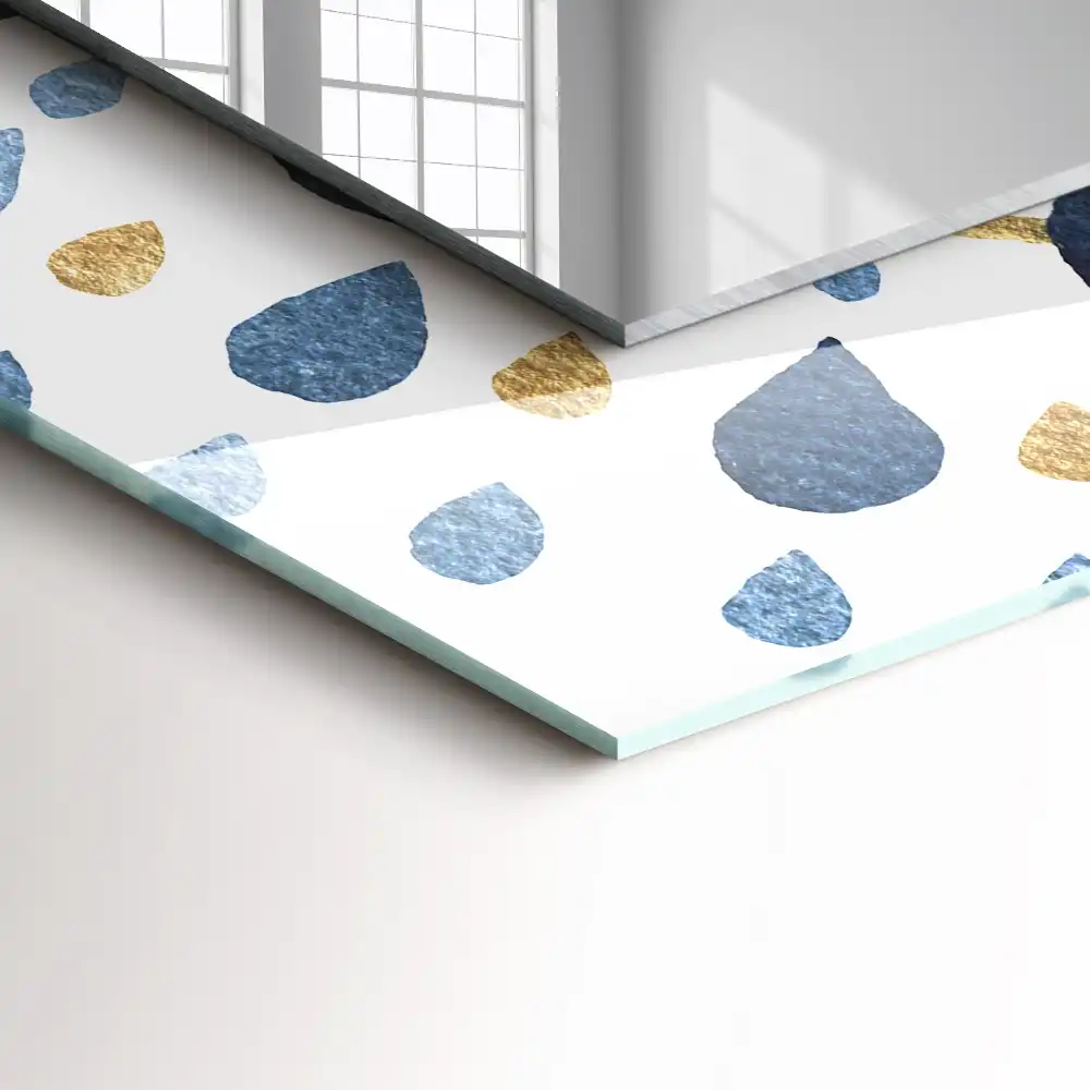 Specchio rettangolare decoro Motivo mandala astratto