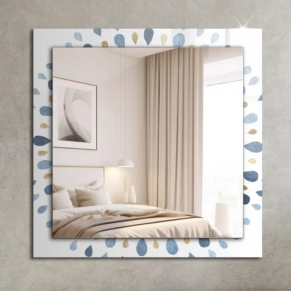 Specchio rettangolare decoro Motivo mandala astratto