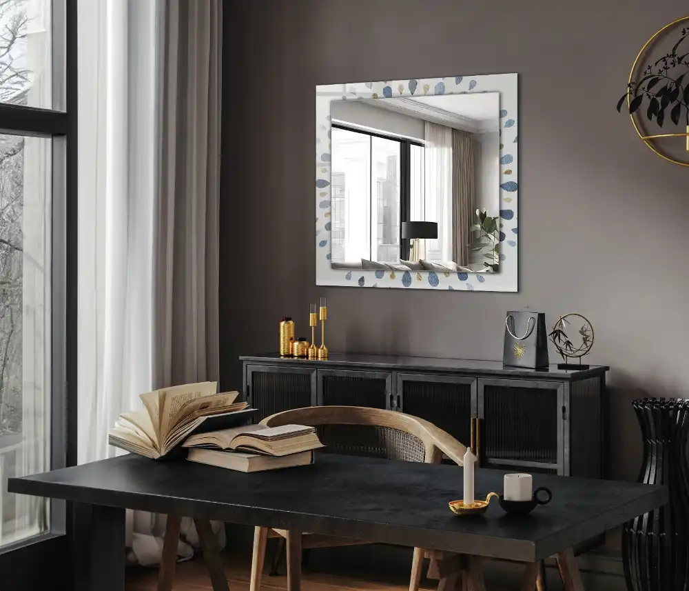 Specchio rettangolare decoro Motivo mandala astratto