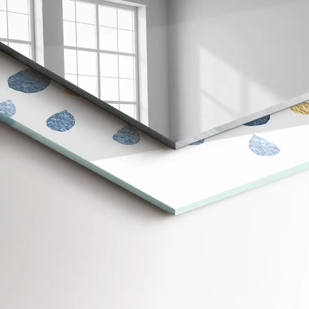 Specchio rettangolare decoro Motivo mandala astratto