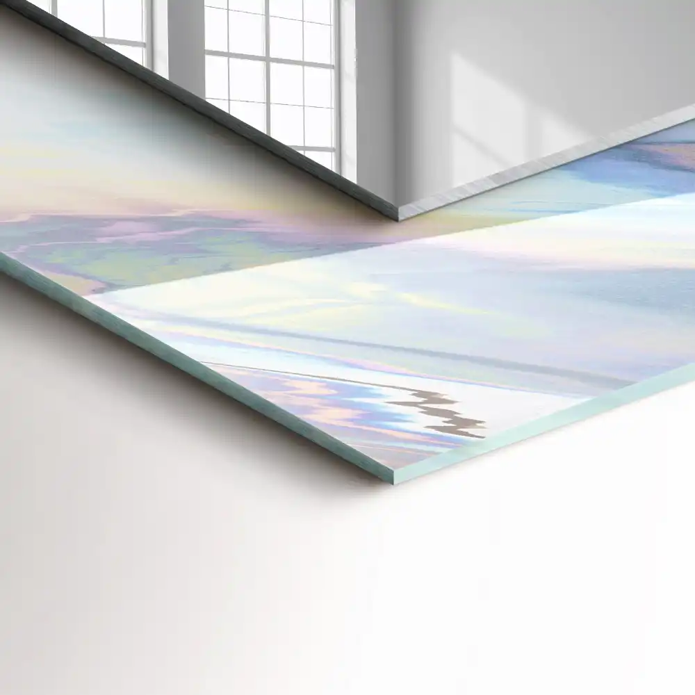 Specchio rettangolare decoro Motivi astratti colorati