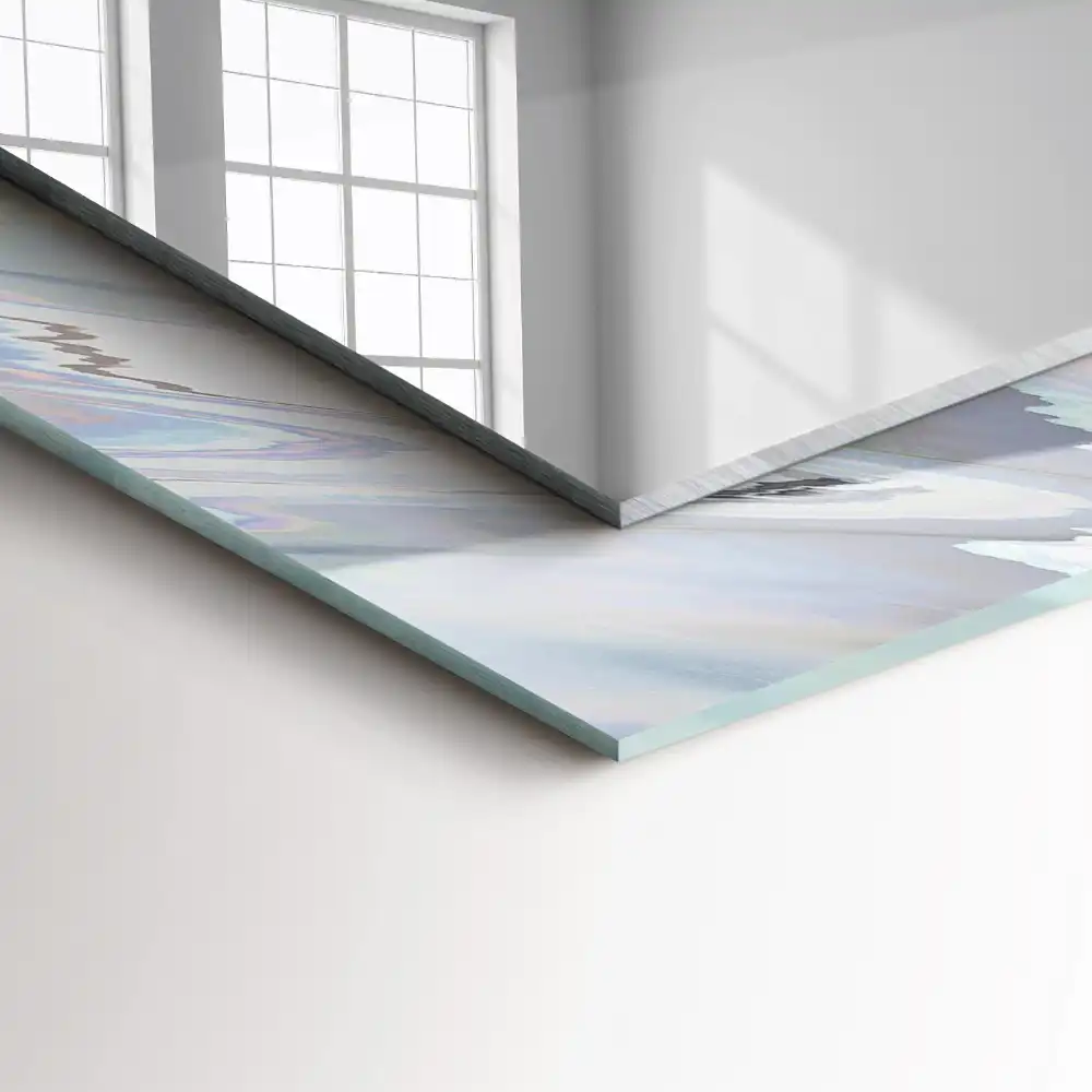 Specchio rettangolare decoro Motivi astratti colorati