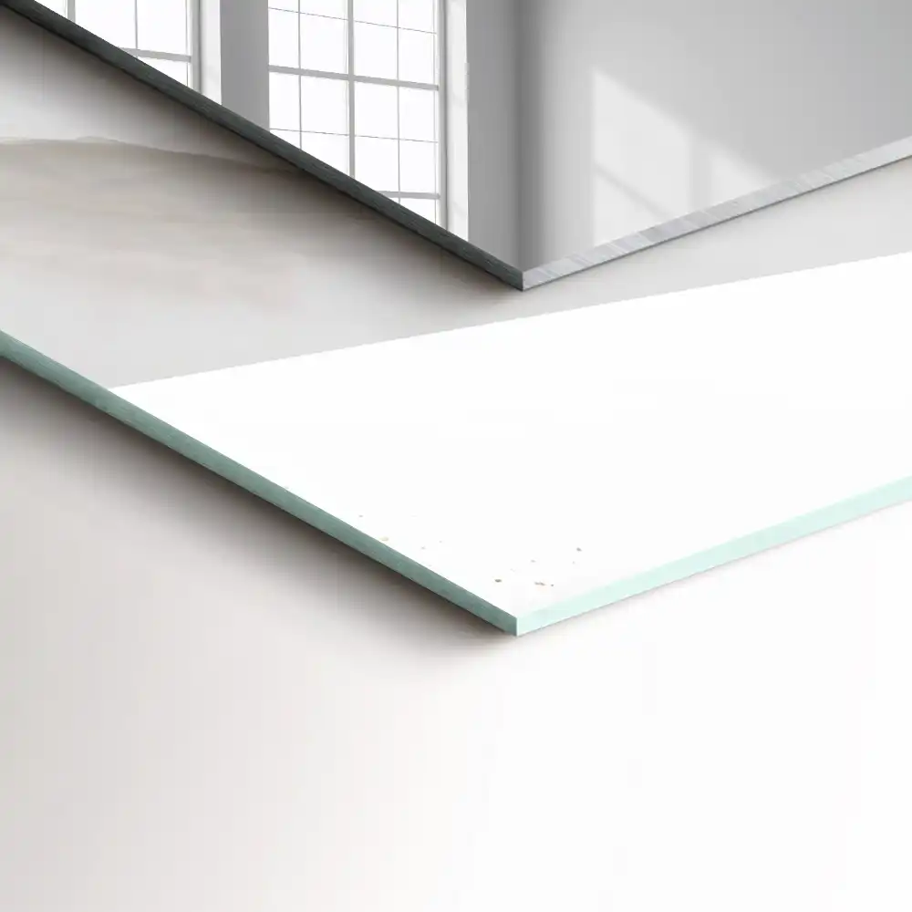 Specchio rettangolare con cornice stampata marmo grigio