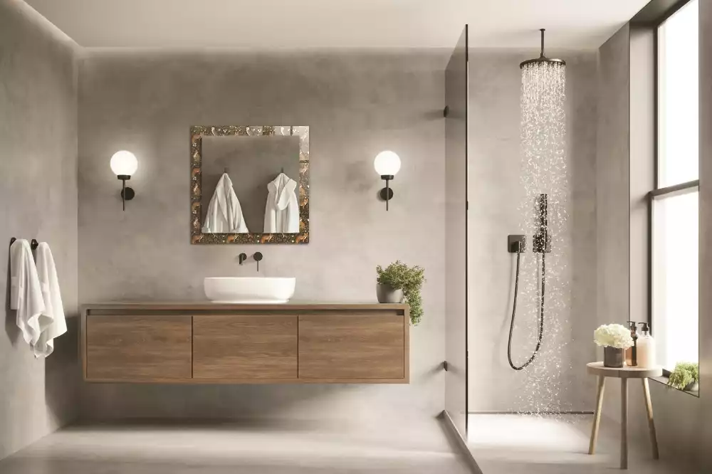 Specchio rettangolare con cornice stampata La volpe e il gufo