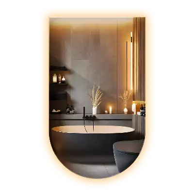 Specchio ad arco con illuminazione a LED