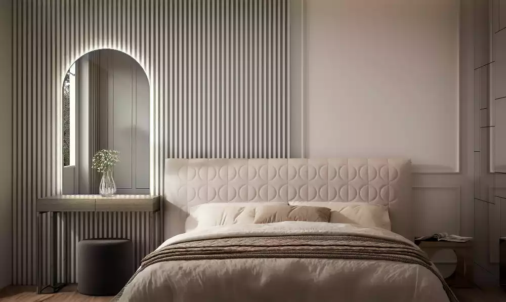 Specchio ad arco con illuminazione a LED