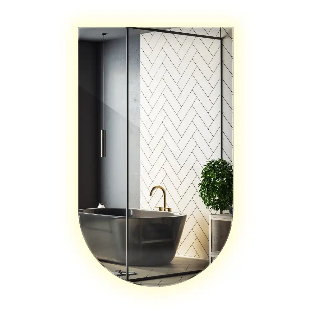 Specchio ad arco con illuminazione a LED