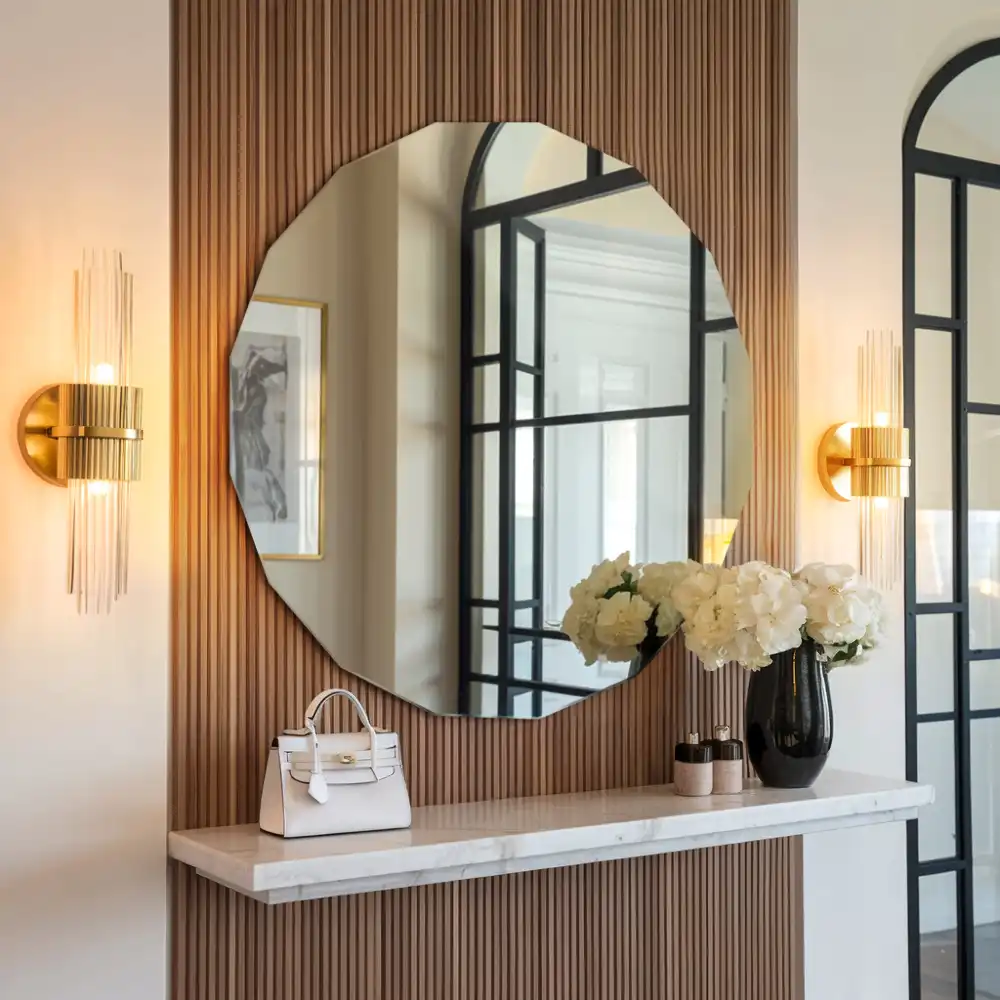 Specchio geometrico design originale