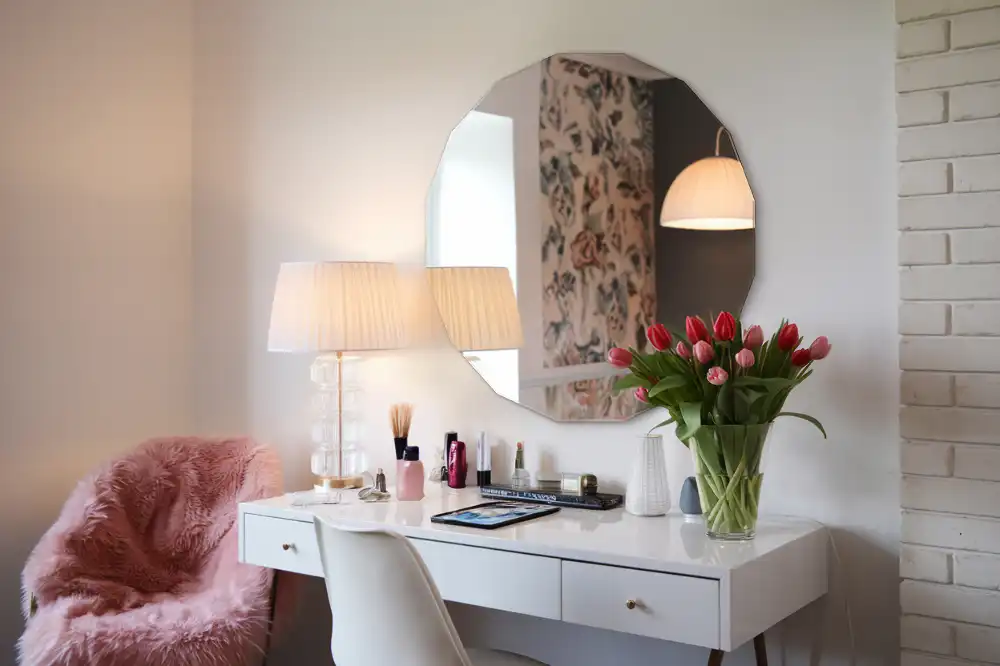 Specchio geometrico design originale