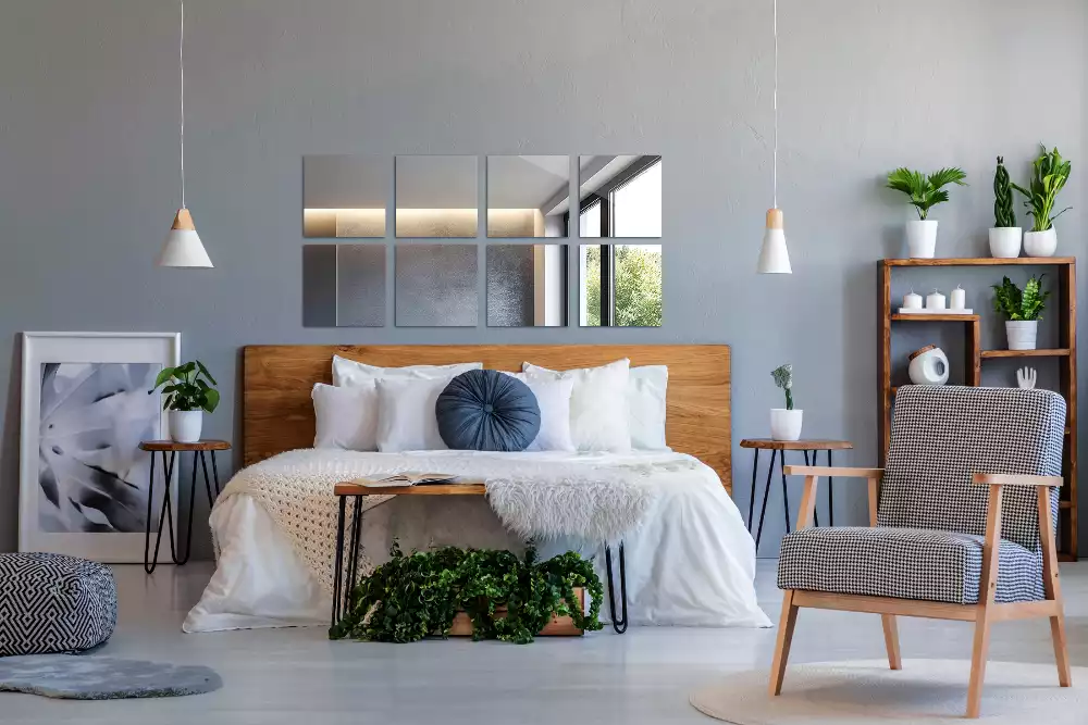 Piastrelle specchio adesive decorativo quadrato